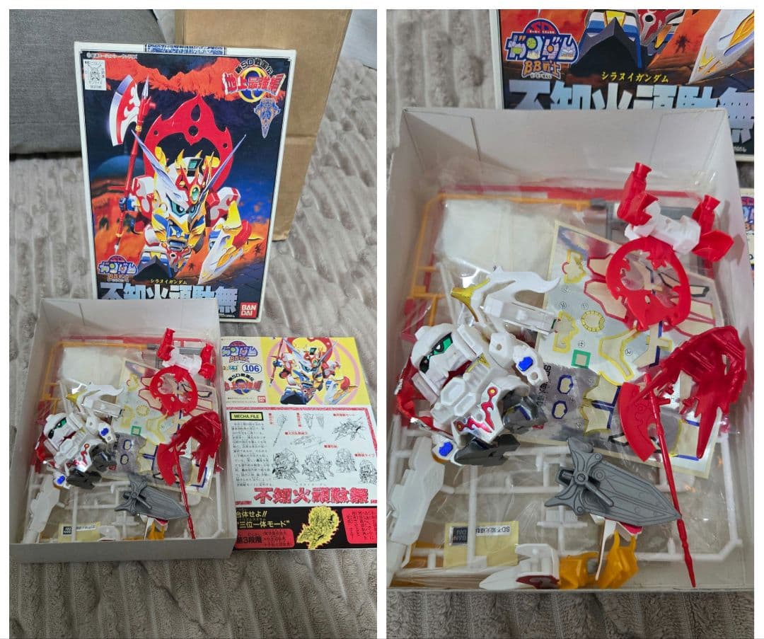 SDガンダムBB戦士 まとめ ジャンク パーツ取り 箱にもダメージあり