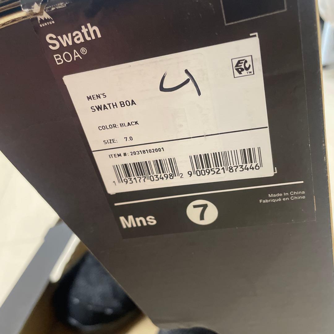 バートン burton スノーボードブーツ スワス BOA 2022-23年