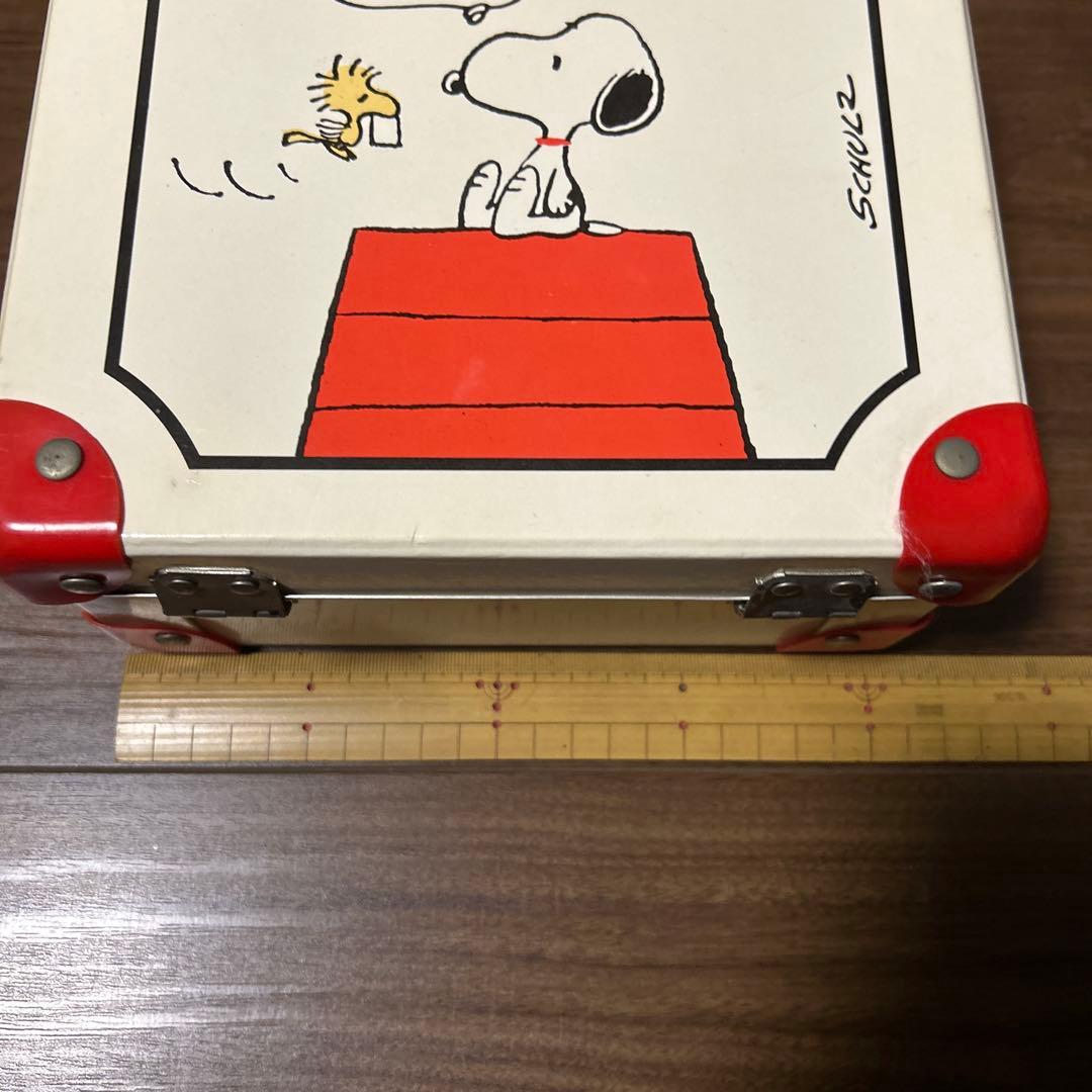スヌーピー 小物入れ　トランク　ミニケース　ビンテージ　ミニバック