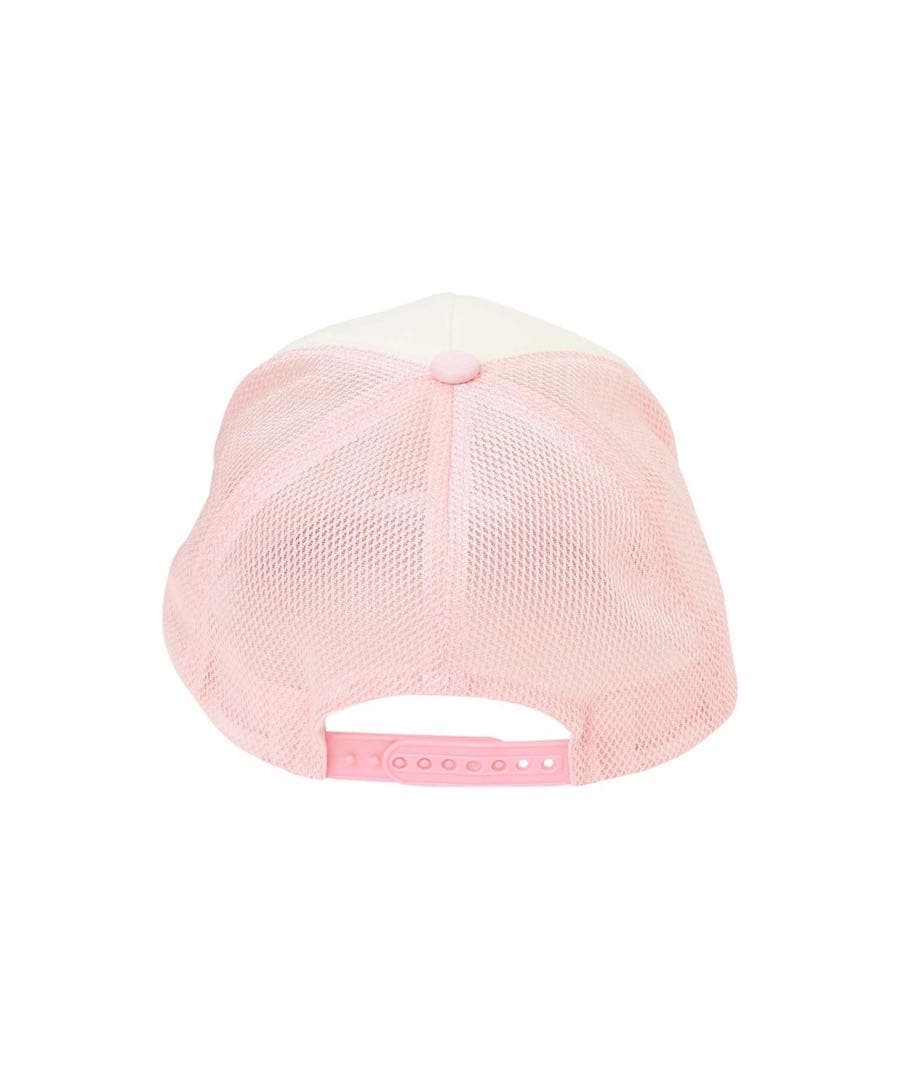 新品 大人気！HYS メッシュキャップ【SEE NO EVIL スタッズ】ピンク