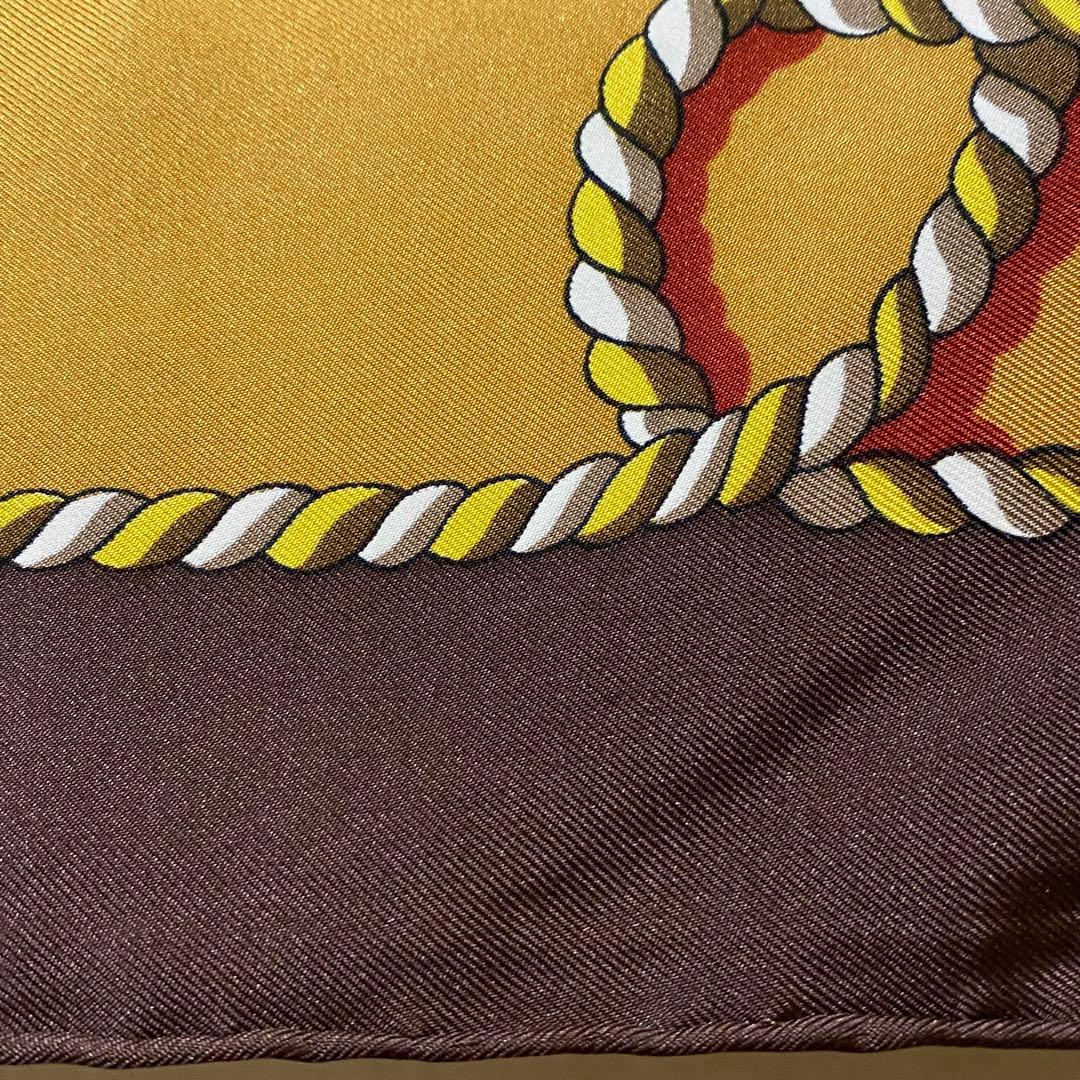 HERMES カレ90 大判シルクスカーフ BRIDES LEGERES 馬