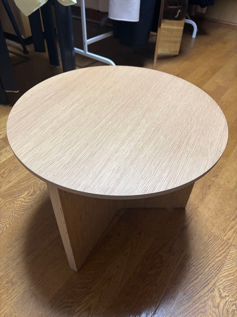 HAY SLIT TABLE WOOD ROUND / Φ45