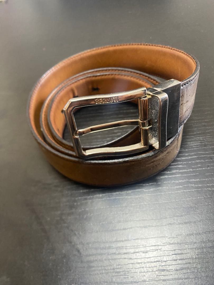 【今週限定値下げ】BERLUTI レザーベルト　ベルルッティ
