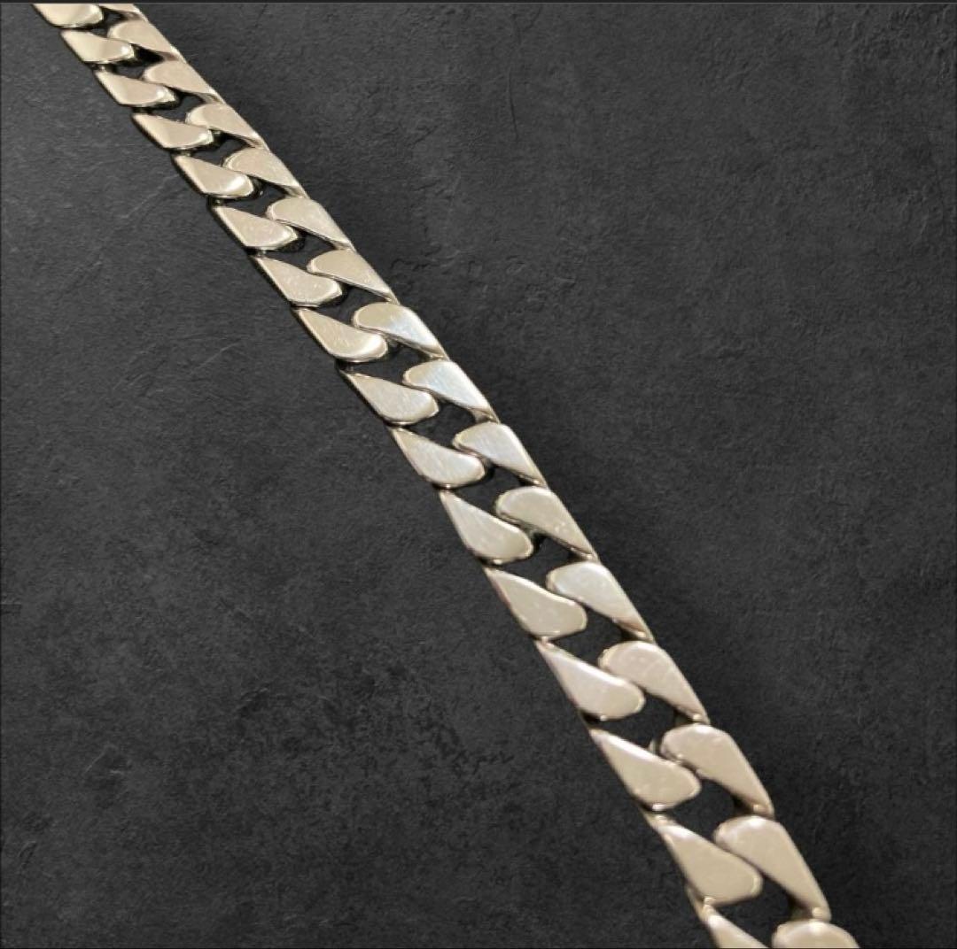 【最終値下げ】喜平 ネックレス 幅8mm 長さ50cm S925刻印 鑑定書付き