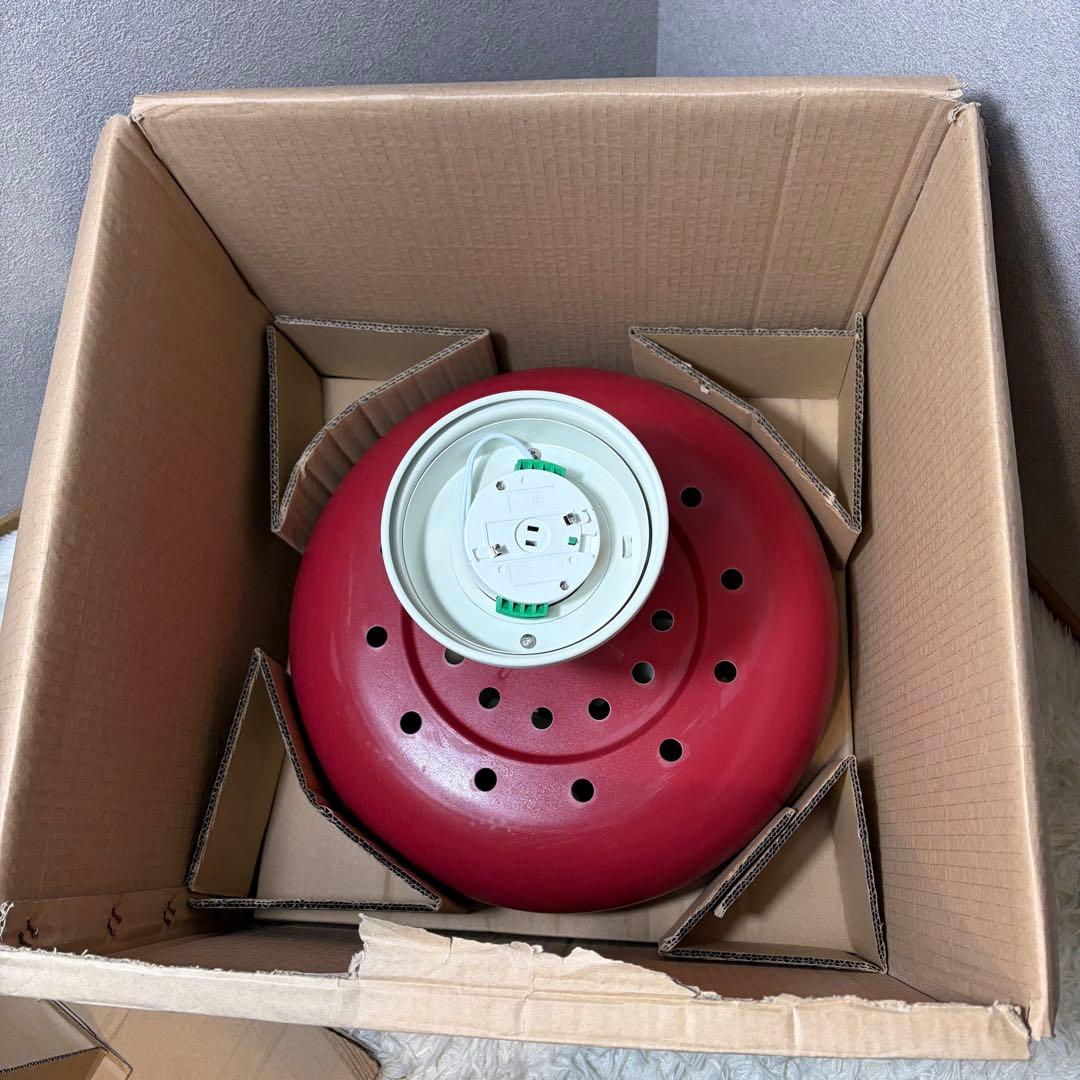 【新品未使用】LeCercaシーリングライト オラーレ3 4灯 赤