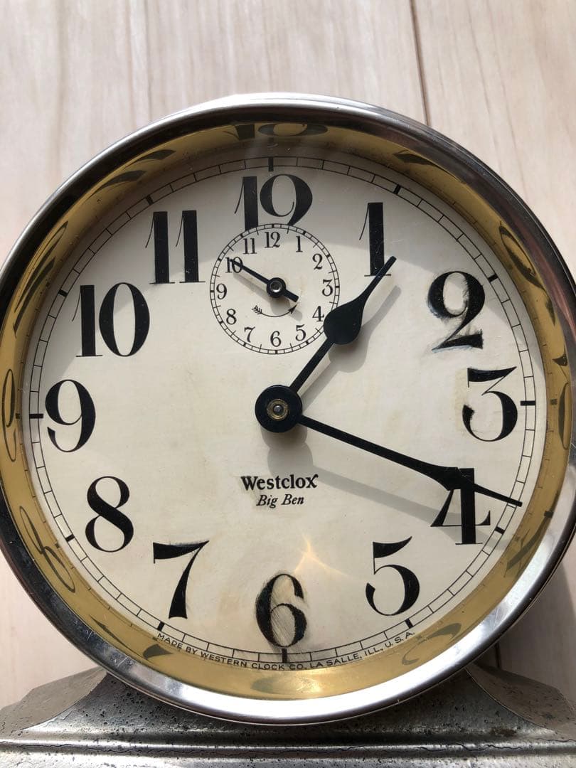 Westclox Big Ben Style 2 白　1927年~目覚まし時計