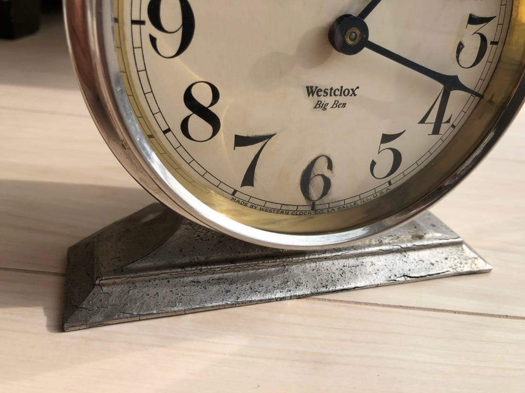 Westclox Big Ben Style 2 白　1927年~目覚まし時計