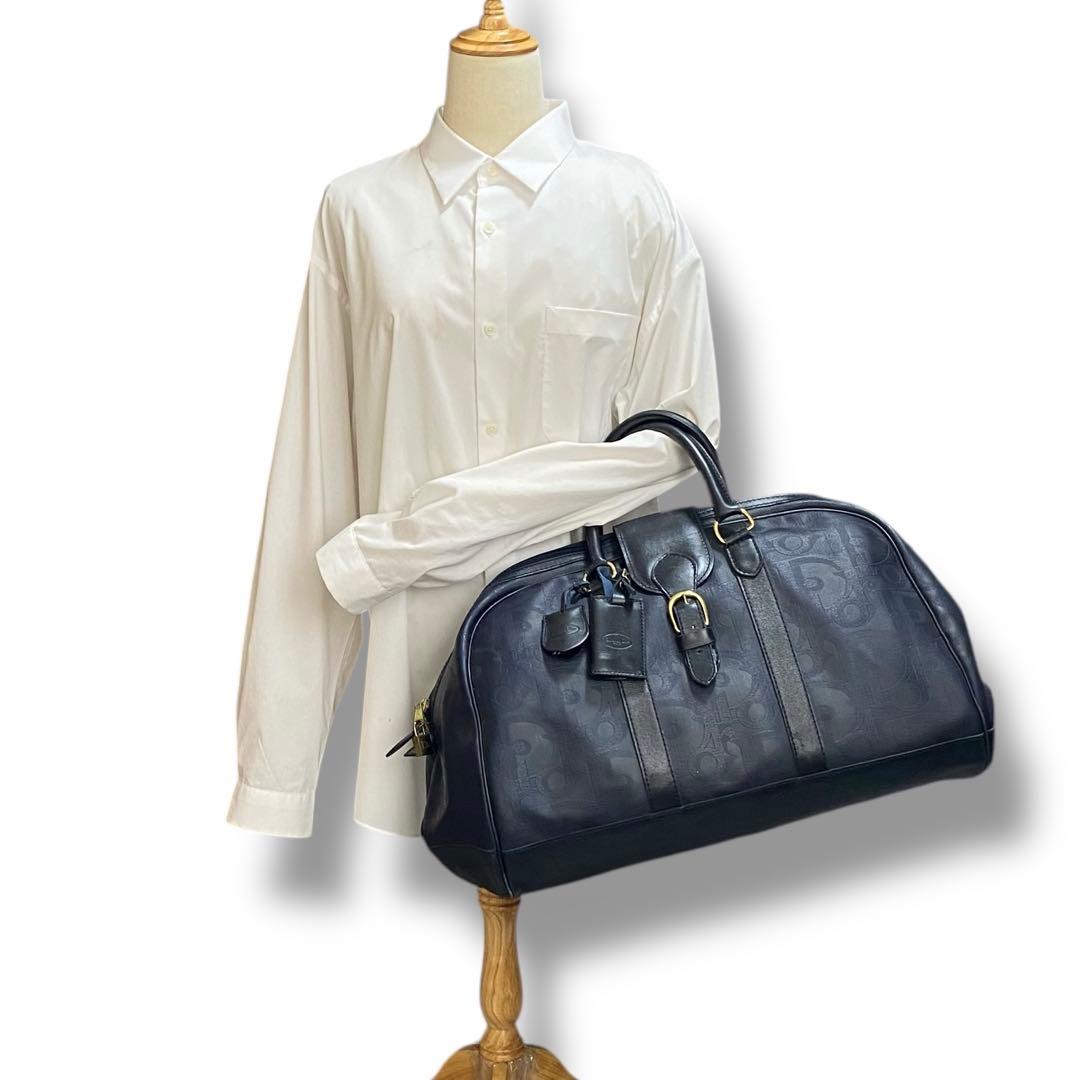 バッグ Vintage Dior Trotter Leather travel bag