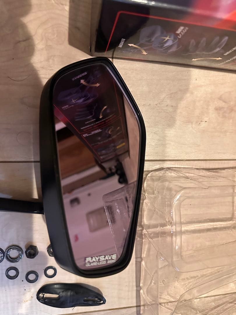 タナックス　ナポレオンカウリングミラー　AEX6 ロングタイプ