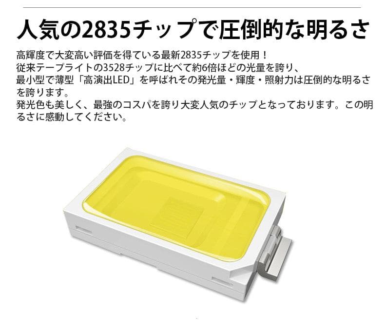 家庭用 LEDテープライト 10M 1800 SMD 8色選択