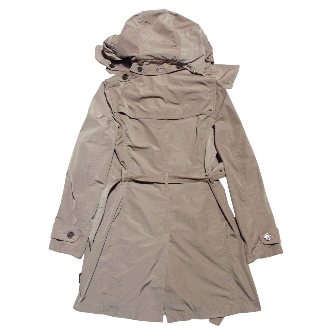 BURBERRY BRIT バーバリー ブリット フード トレンチコート 38