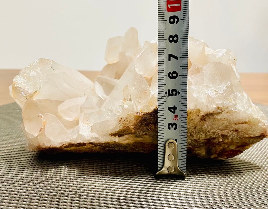 【超希少原石】1kg超 レムリアンシードクォーツ（台座付き）