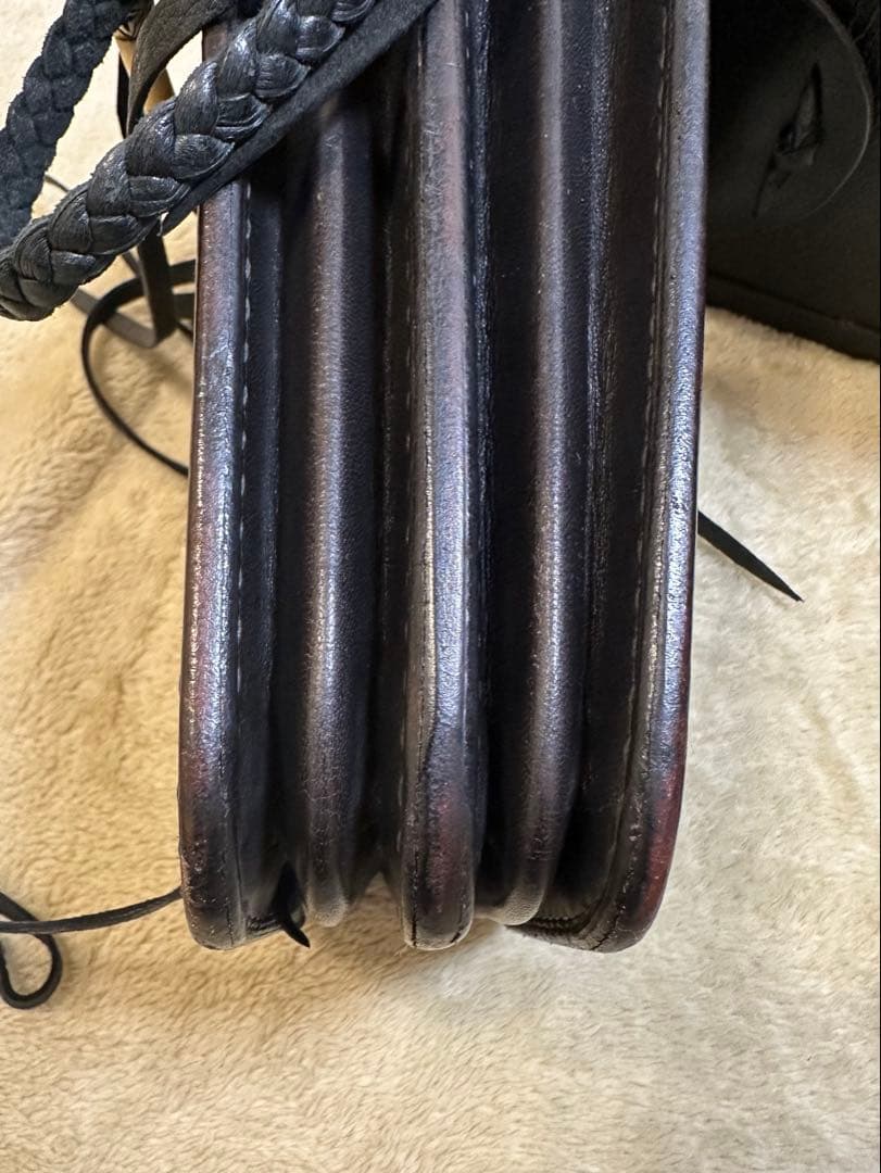 【Bigtwin】レザーコンチョ　メディスン　バッグ 美品