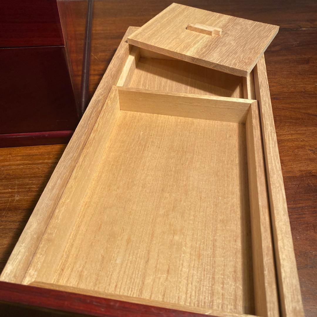 昭和レトロ 三段小引き出し ローズウッド 収納 インテリア 古家具
