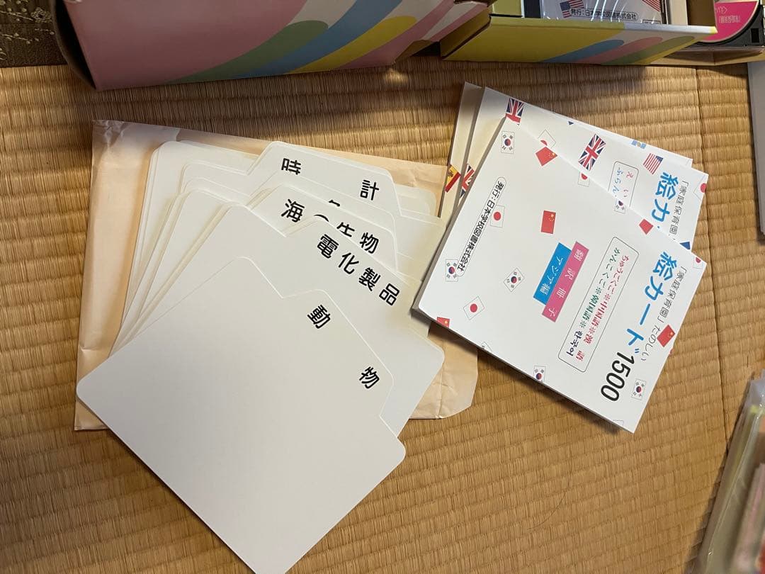 【mogu2.6】家庭保育園　絵カード　正規購入品