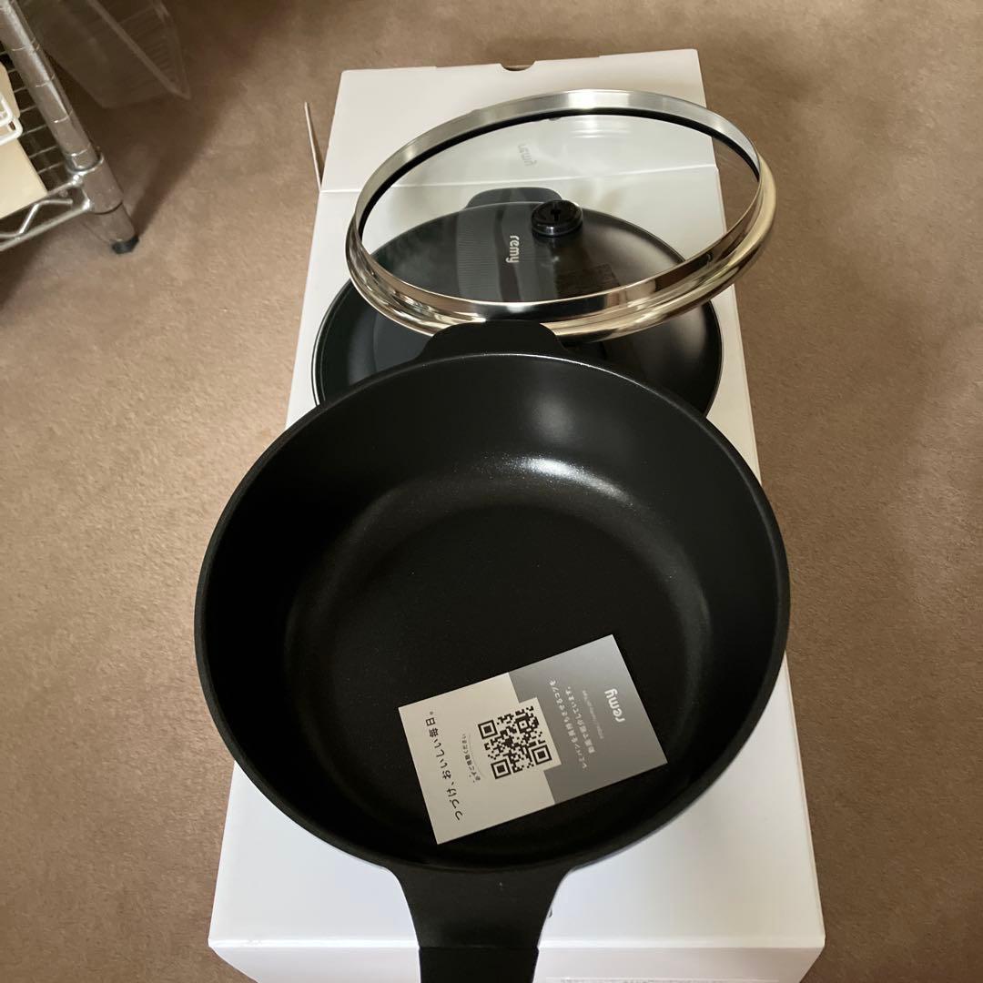 新品未使用 remy レミパンミニ ネイビーフライパン RHF-403