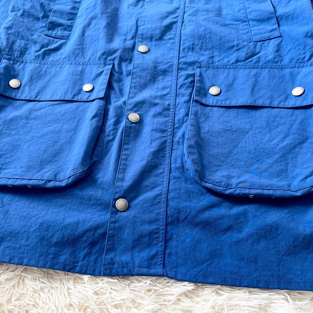 Barbour バブアー BORDER ステンカラーコート M ブルー 青