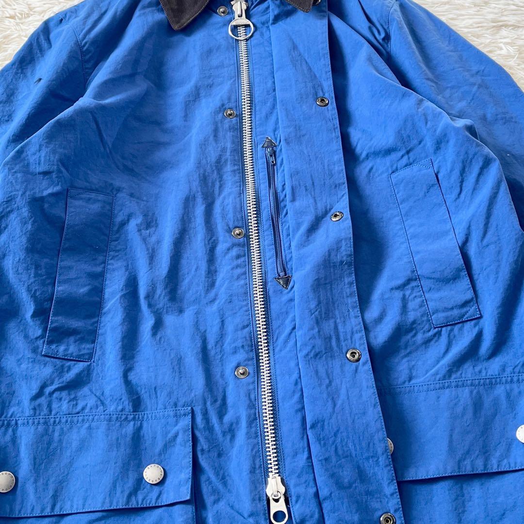 Barbour バブアー BORDER ステンカラーコート M ブルー 青