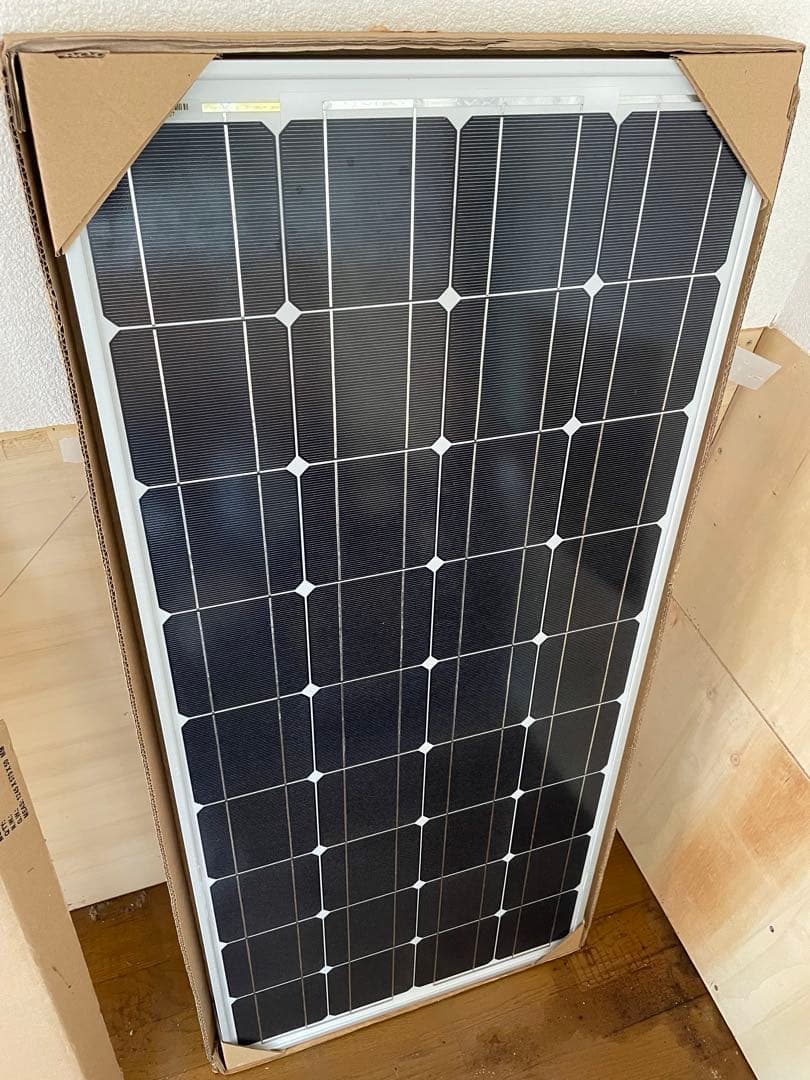 【新品未使用】単結晶ソーラーパネル 100W DL-100PW｜防災・キャンプに