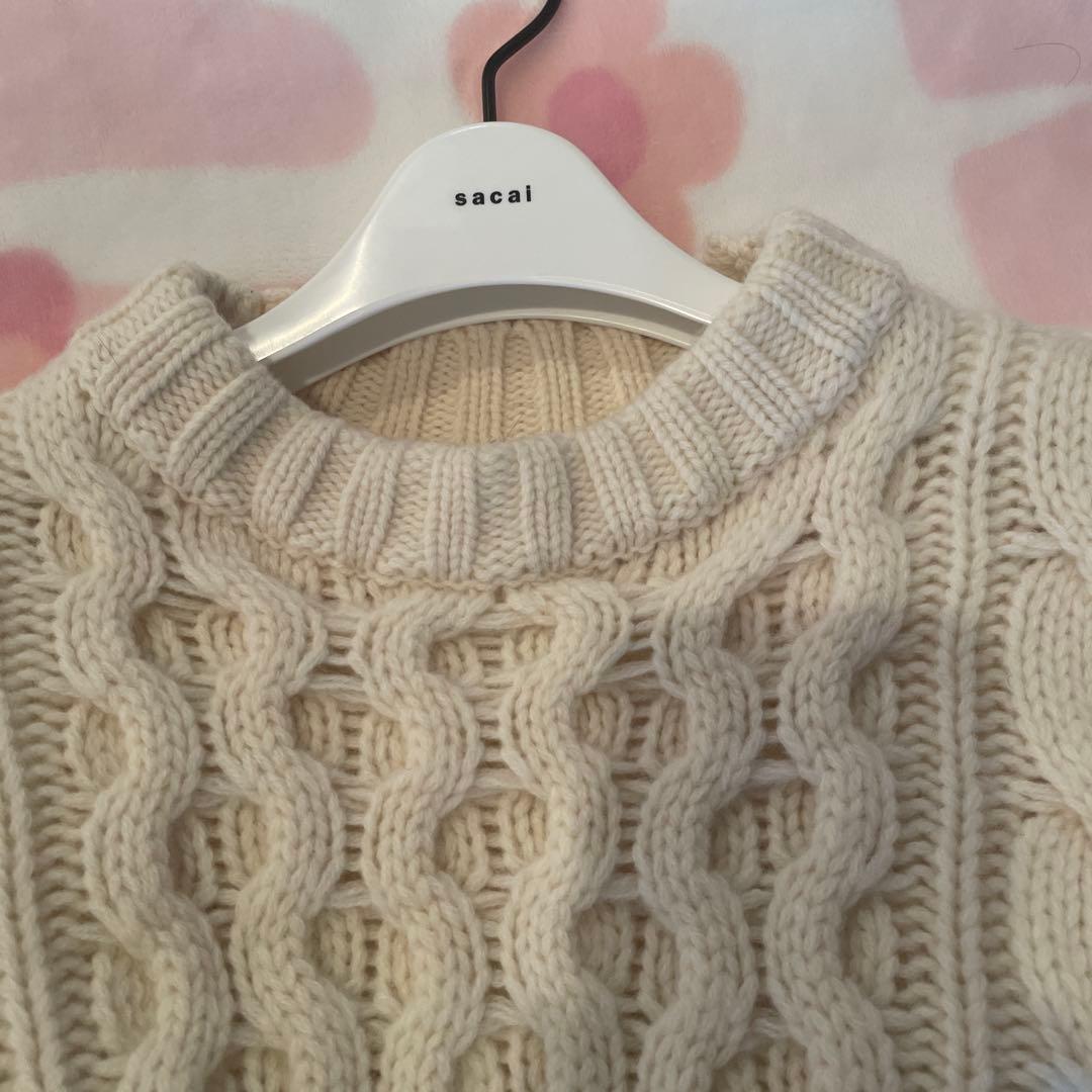 専用ですsacai ケーブルニットプルオーバー