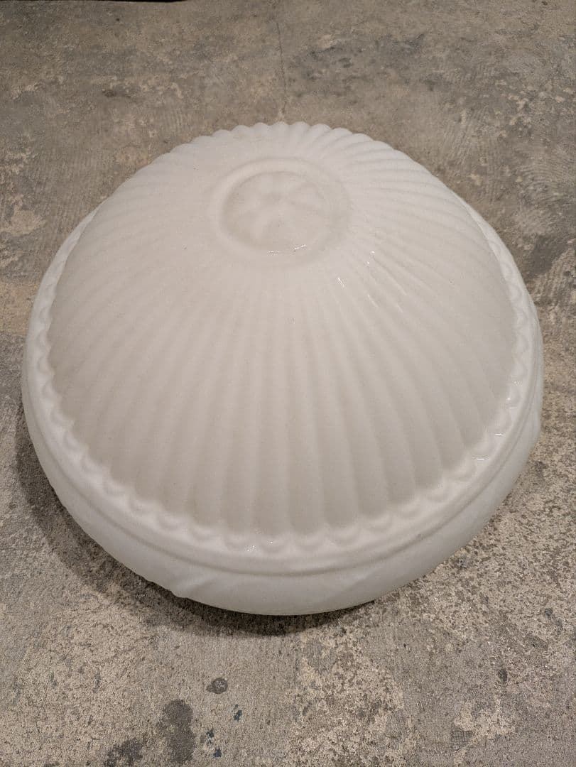 希少 アンティーク レトロ 大正ロマン ガラス ランプシェード 傘