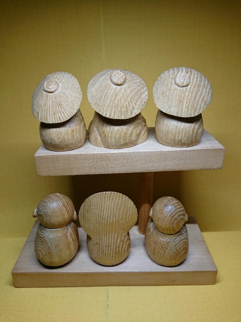 仏教美術　お地蔵さん　仏像　木彫　置物　インテリア　工芸品　美術品　A3079