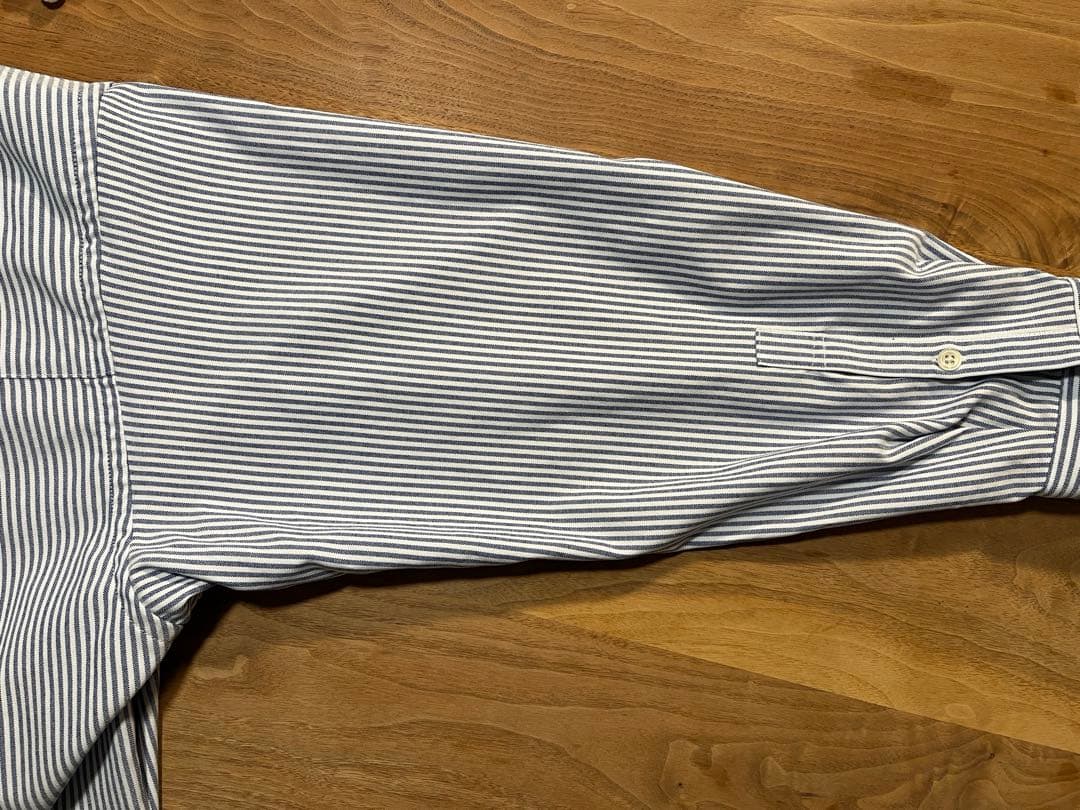 【タグ付】FreshService DRY OXFORD BLUE STRIPE