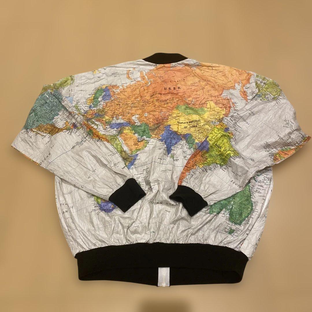 WEARIN' THE WORLD ペーパージャケット　世界地図　ワールドマップ
