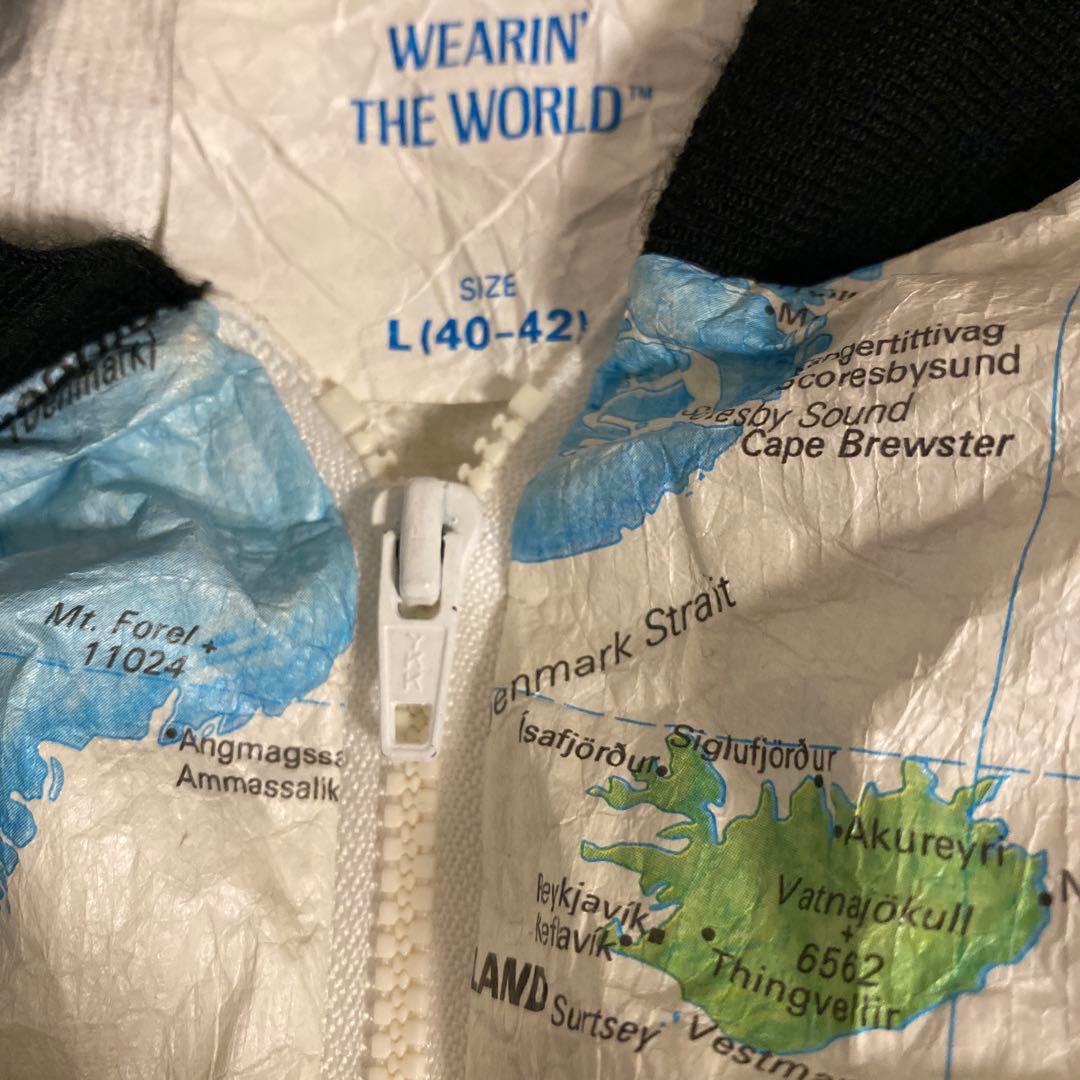 WEARIN' THE WORLD ペーパージャケット　世界地図　ワールドマップ