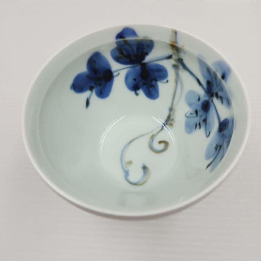 波佐見焼　陶房　青　反湯呑　新仙茶　フリーカップ　5柄揃　新品未使用