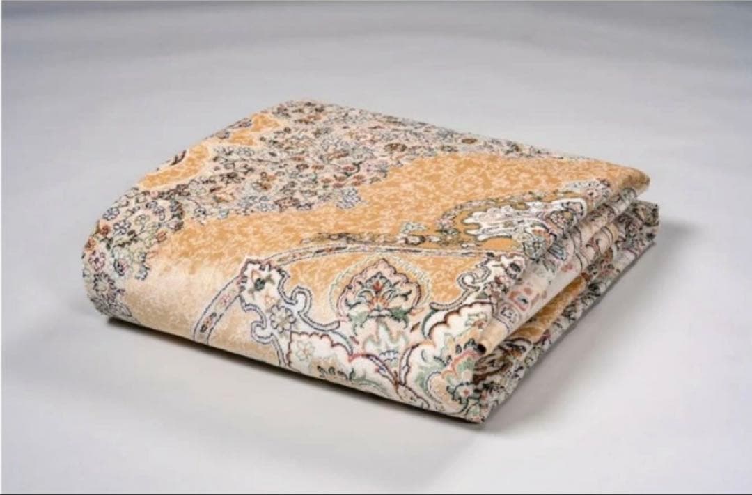 フローラ ベルギー製モケット織り カーペット ベージュ 195X250cm