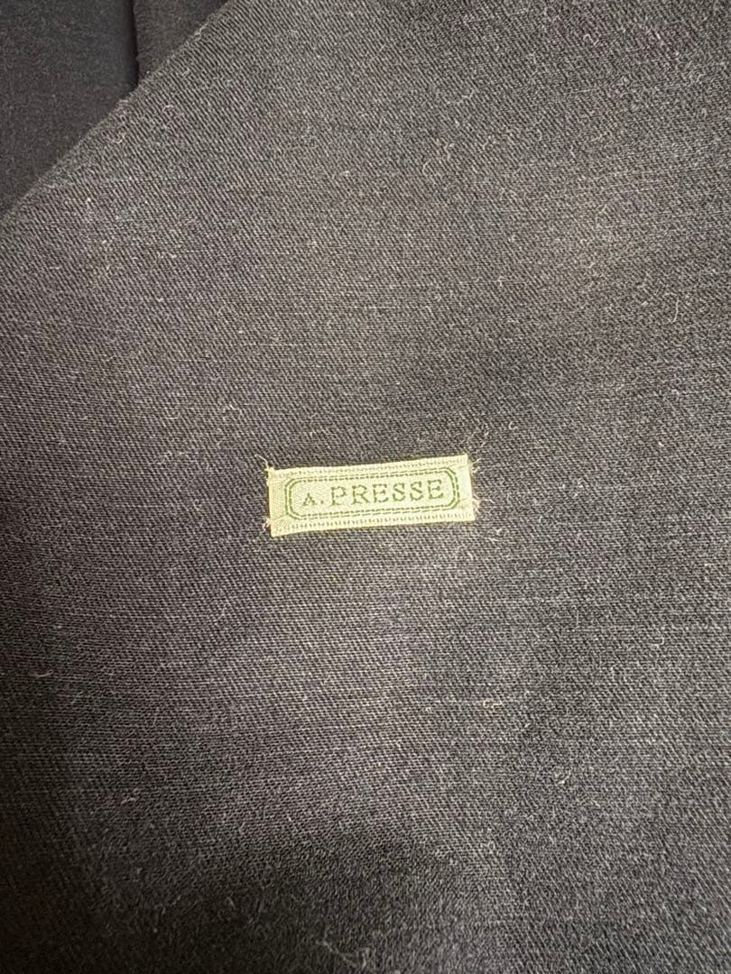 アプレッセ　モーターサイクル　ハーフコート　ネイビー　サイズ2