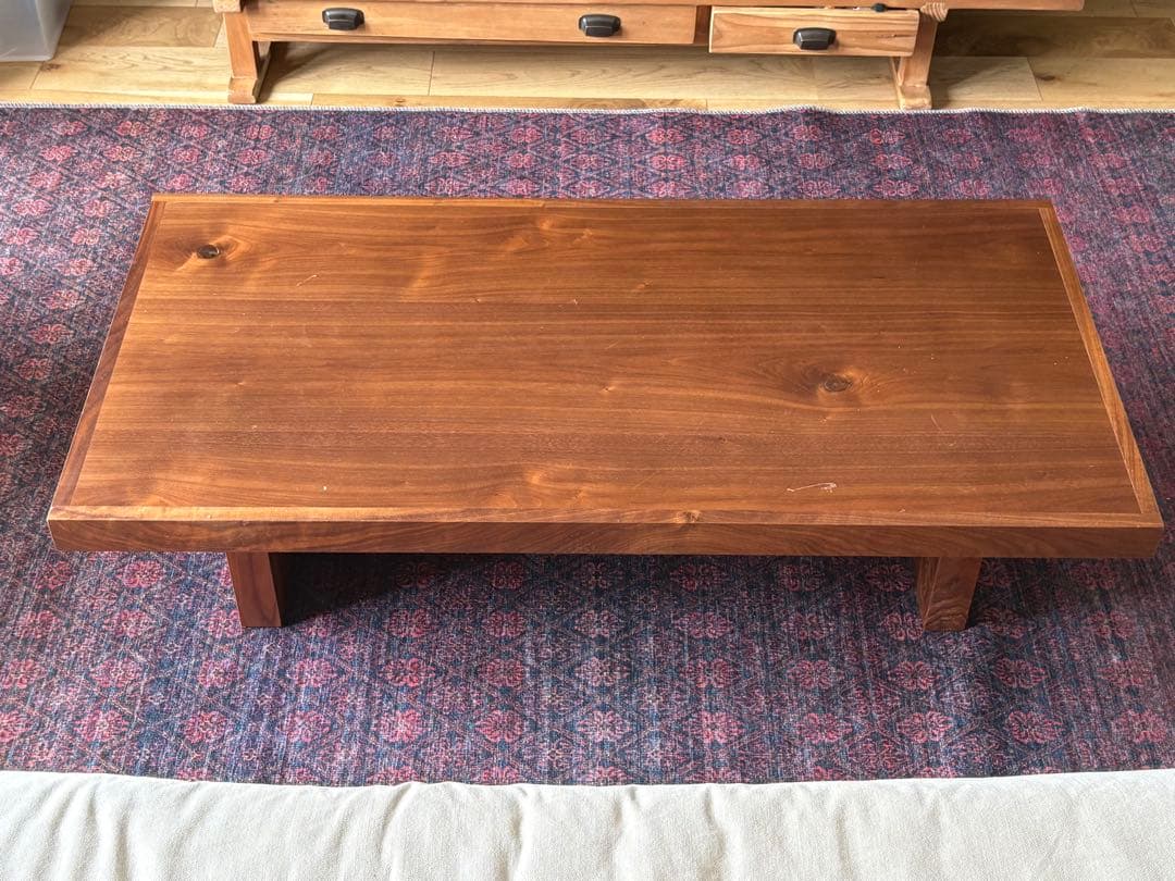 ウォールナット　ローテーブル　関家具