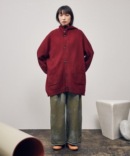 22AW Dulcamara フーディニットカーディガン