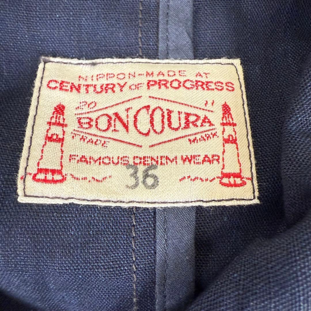 BONCOURA ボンクラ リネン混ステンカラーコート　未使用タグ付き