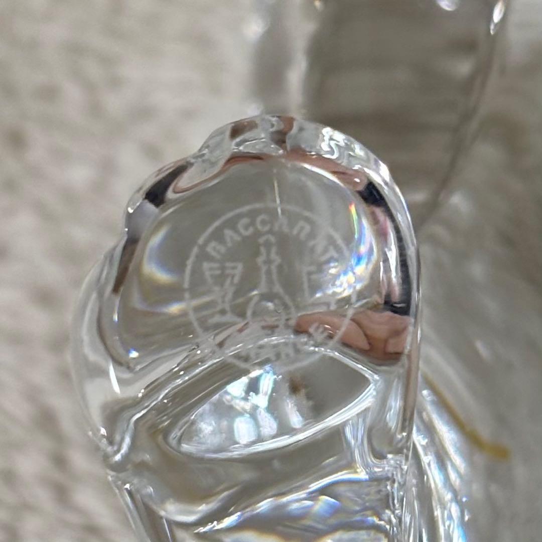 【美品】Baccarat バカラ 置物 インテリア タイガー 虎