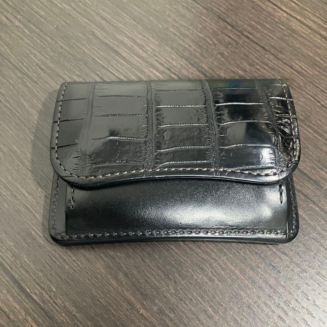 美品 WILDSWANS tongue タング 黒 クロコダイル