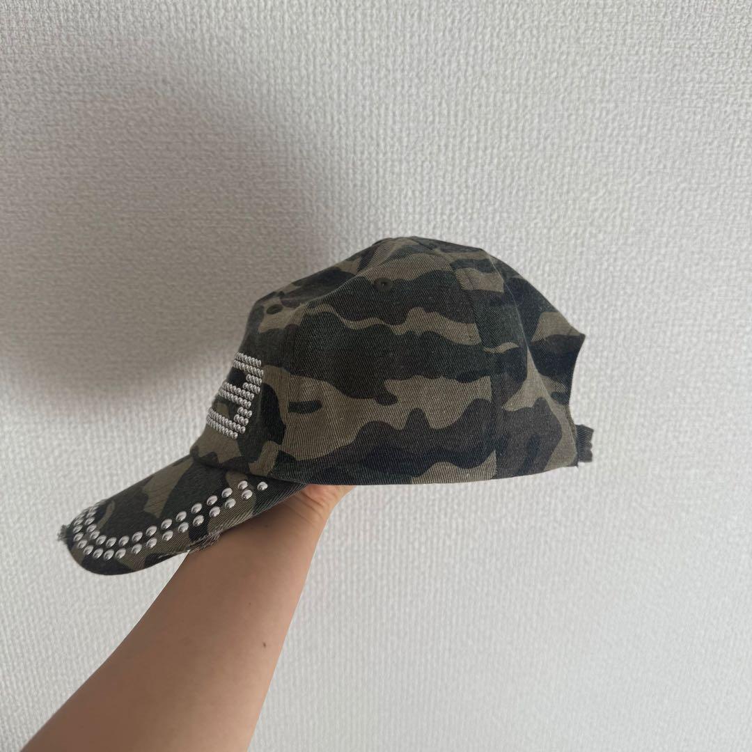 BEEDEN BD STUDS DAMAGE CAP カモ　迷彩