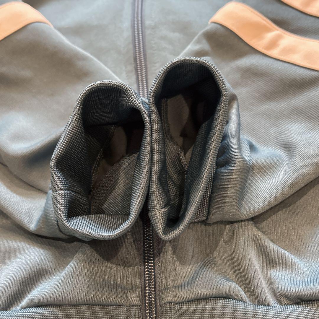 【美品】adidas　アディダス トラックジャケット　ターコイズブルー　XL