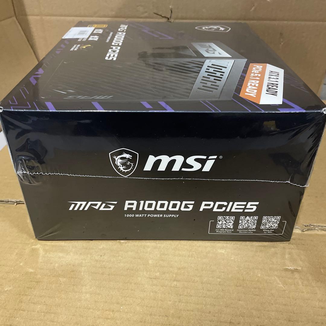 MSI MPG A1000G PCIE5 PC電源ユニット 1000W