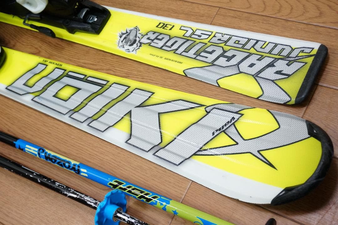 メンテ済 130cm 靴23cm VOLKL スキーセット