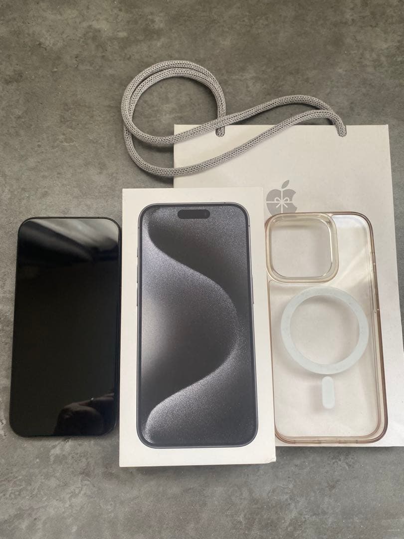 iPhone 15 Pro ブラック　保証あり　128GB