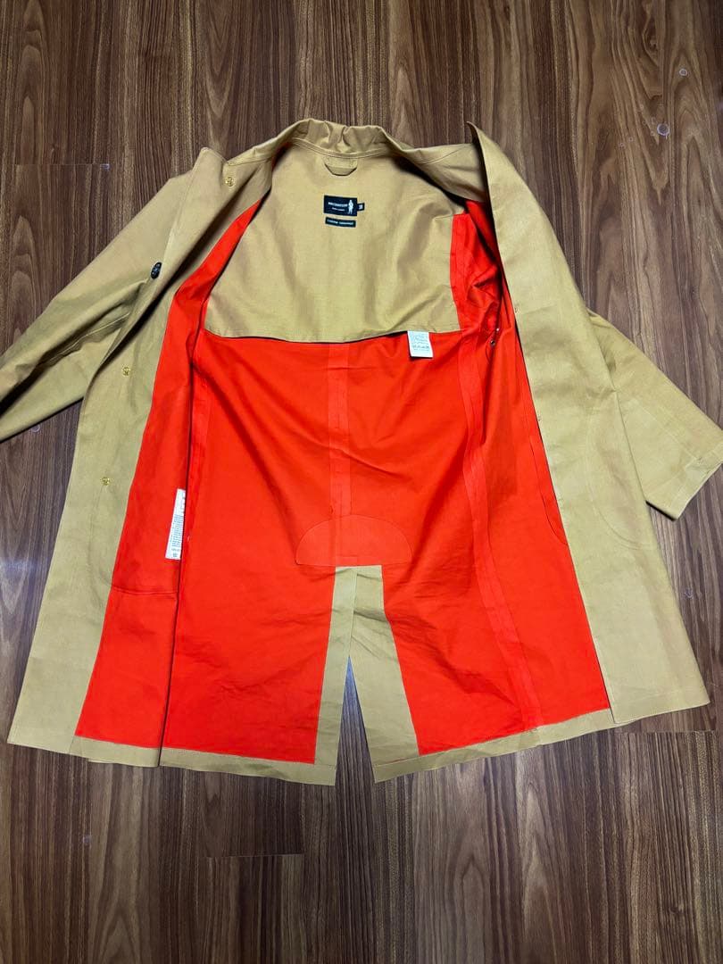 マッキントッシュMackintosh ステンカラーコート 38ゴム引き ブラウン