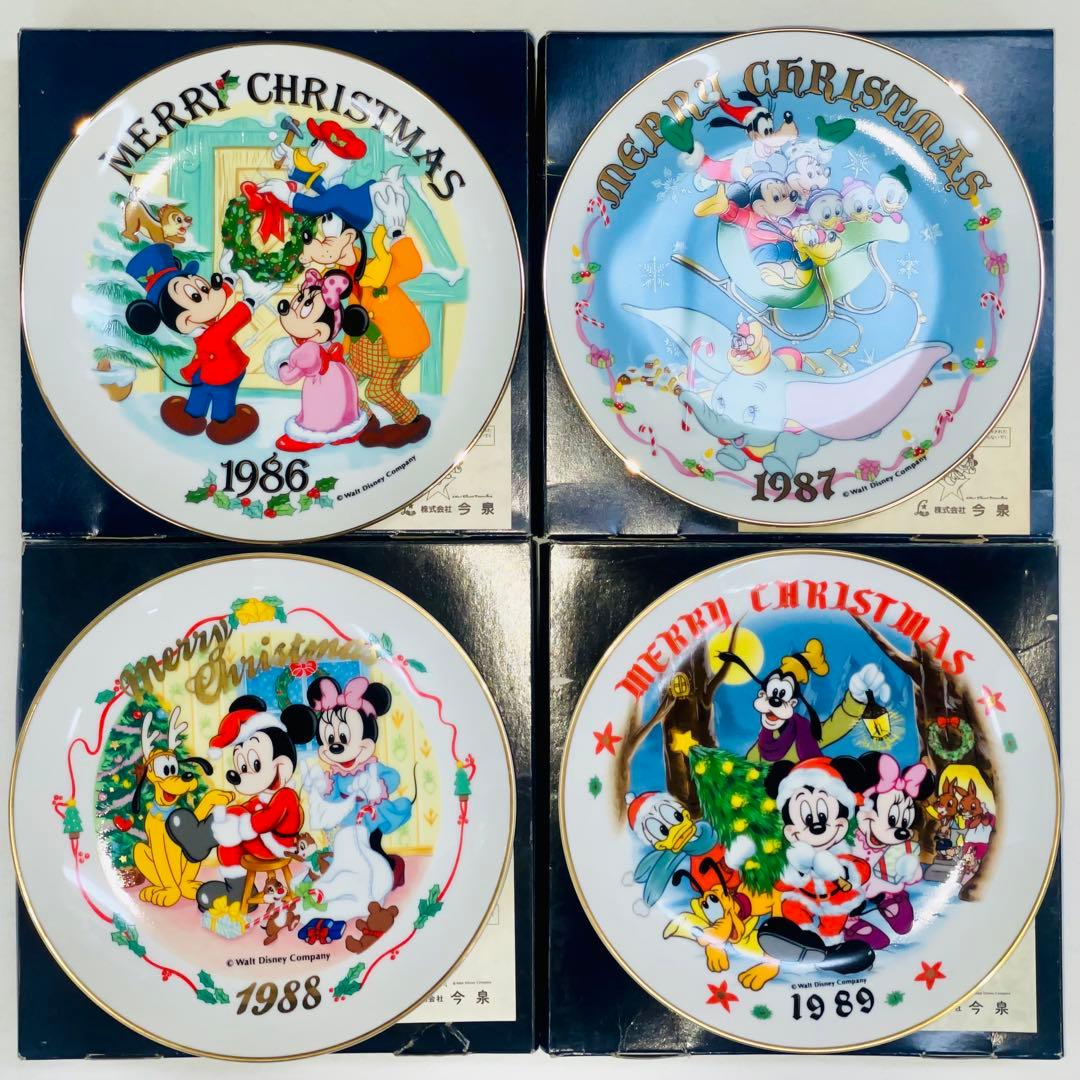 ディズニー クリスマスプレート 1983-1992(10枚) 今泉