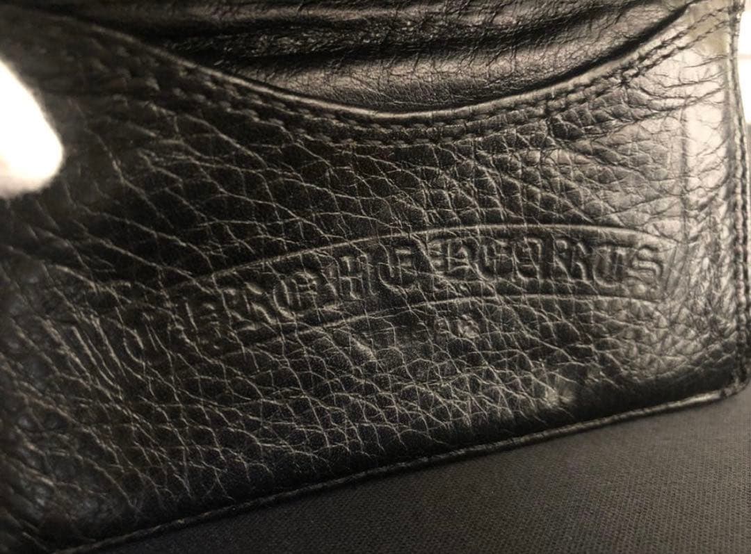 M*.様 Chrome Hearts クロスパッチ3フォールドウォレット