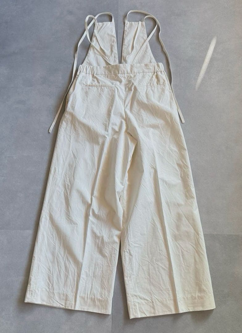 【美品✨】Drawer ワイドボトムサロペット オールインワン 白