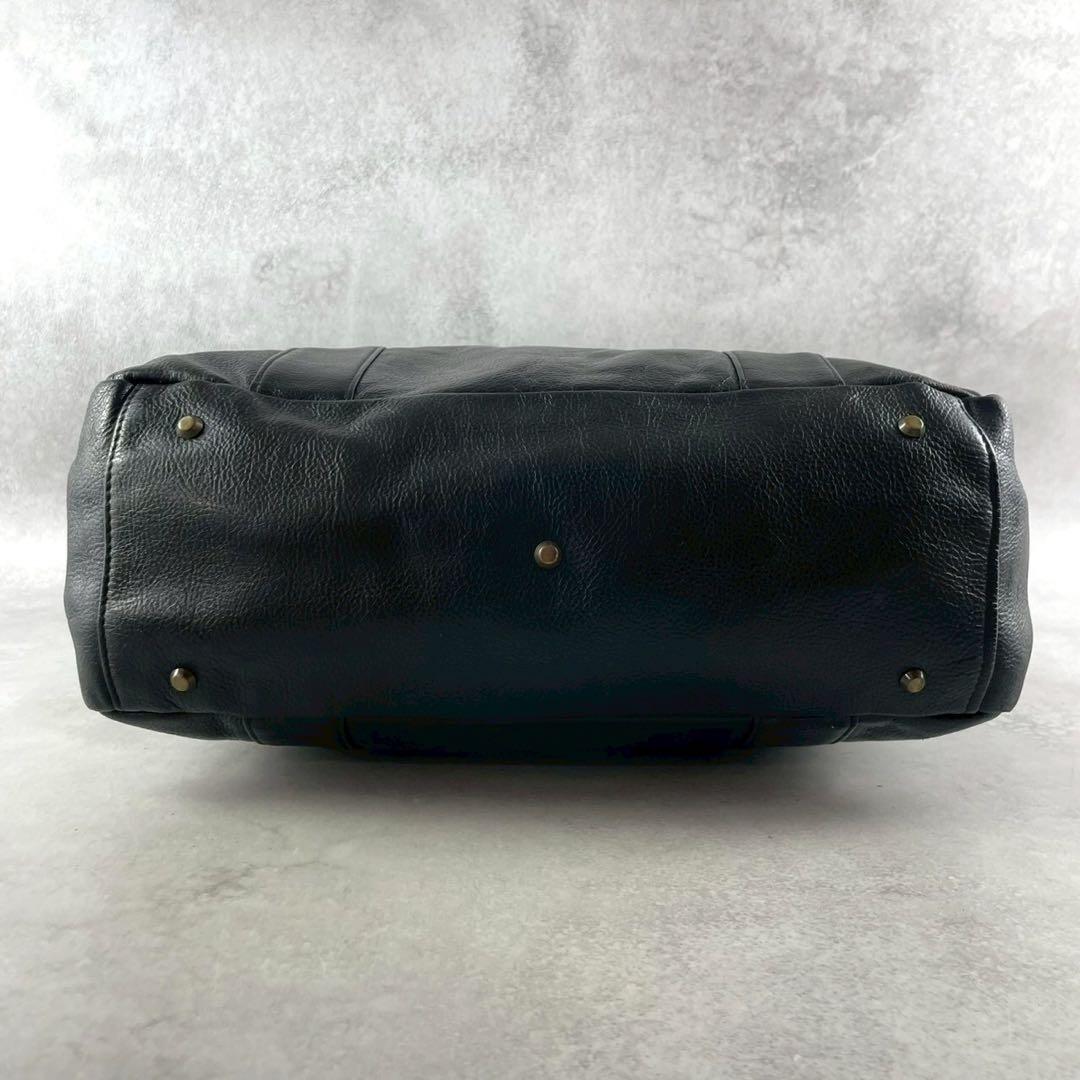 【美品✨】SOT 2way トートバッグ 大容量 オールレザー 黒