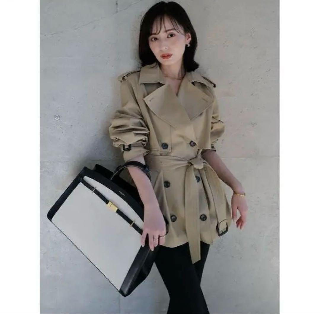 anuans ハーフオーバートレンチコート 限定品