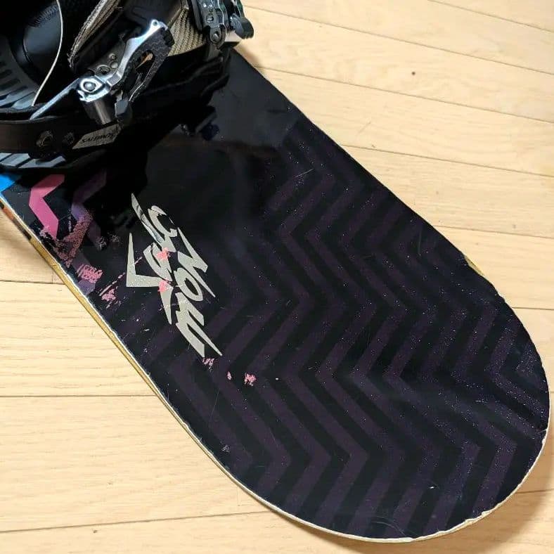 サロモン スノーボード バインディング 2点セット 144cm デッキパット付き