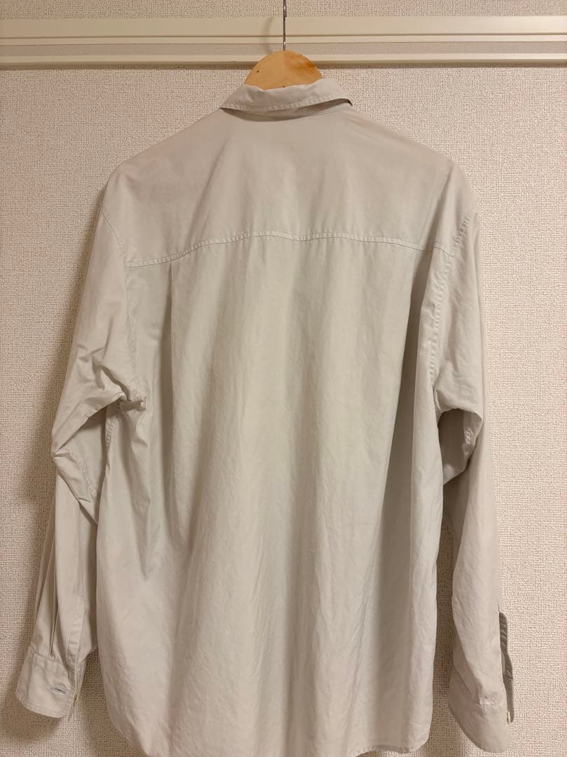 トップス AURALEE / WASHED FINK TWILL BIG SHIRTS